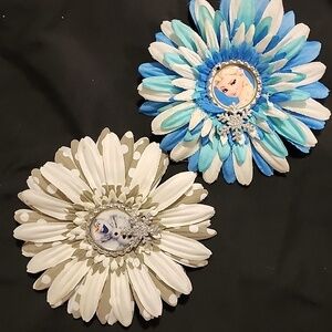 Set Of 2 New Handmade Disney Frozen Hair Bows
